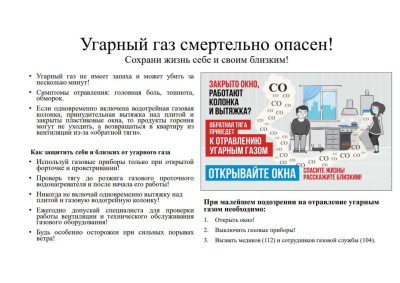 Угарный газ опасен для жизнь!