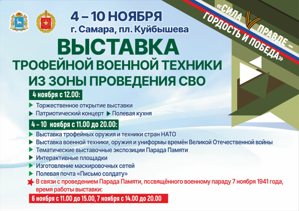 Информация о выставке трофейного вооружения, военной и специальной техники