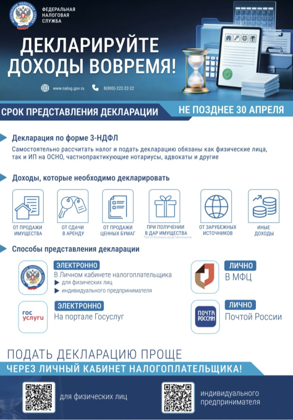 Информация по налогам физлиц